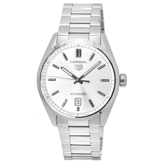 TAG Heuer Carrera Stainless Steel Grey Dial Automatic WBN2111.BA0639 100M Men's Watch