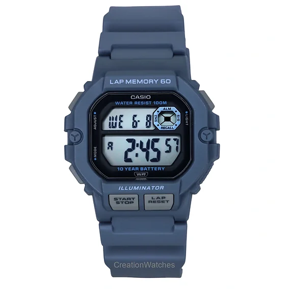 Casio Standard Digital Resin Strap Quartz WS-1400H-2AV 100M Men's Watch