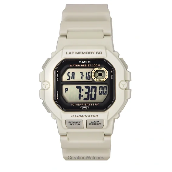 Casio Standard Digital Resin Strap Quartz WS-1400H-8AV 100M Men's Watch