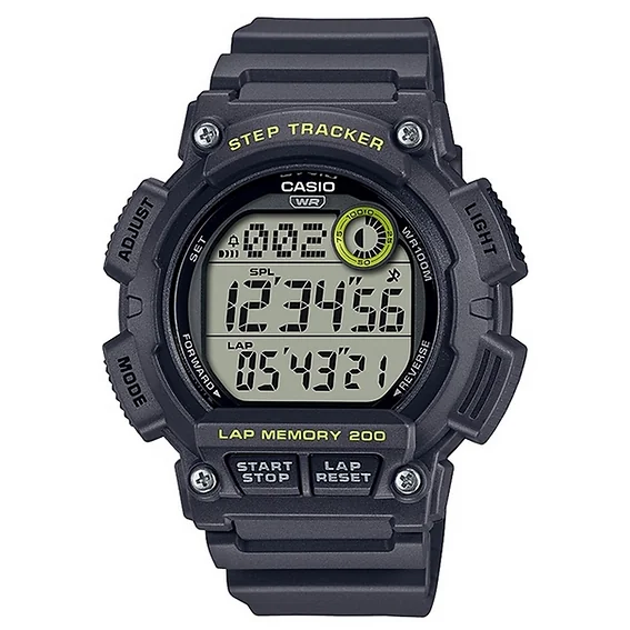 Casio Youth Digital Resin Strap WS-2100H-8A WS2100H-8 100M Men's Watch