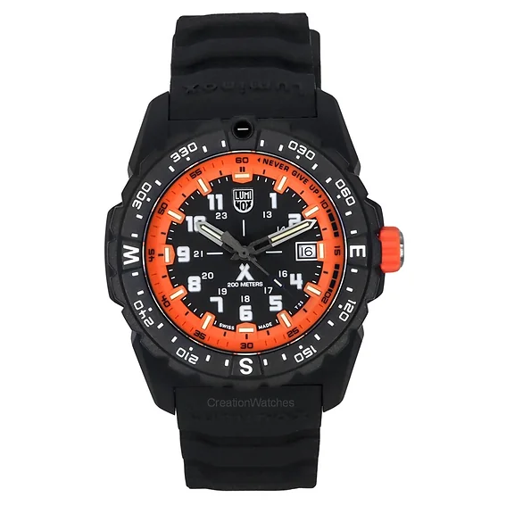 Luminox Bear Grylls Survival Mountain Rubber Strap Black Dial Quartz Diver's XB.3739 200M Men's Watch