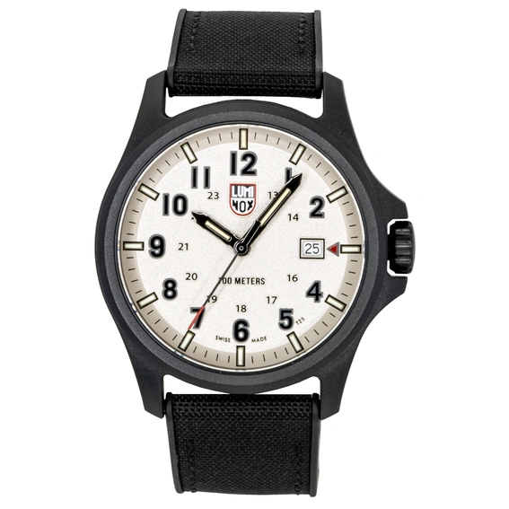 Luminox Atacama Field Rubber Strap Beige Dial Quartz XL.1971.2 100M Men's Watch