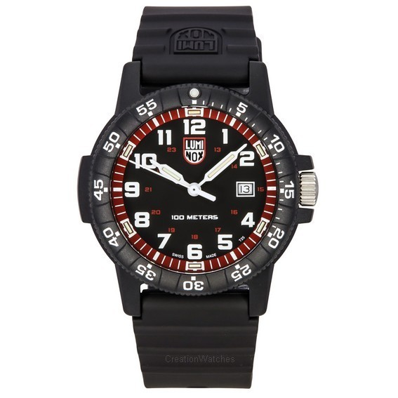 ルミノックス SEA タートル ジャイアント プラスチック ストラップ ブラック ダイヤル スイス クォーツ XS.0335 100M メンズ腕時計
