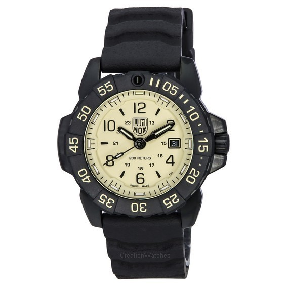 Luminox 海豹部隊基金會瑞士石英軍事潛水員 XS.3251.CBNSF.SET 200M 男士手錶帶額外錶帶