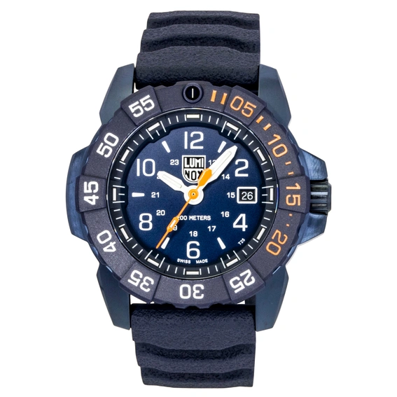 Luminox Navy Seal Rubber Strap Blue Dial Quartz Diver's XS.3253.CB.NSF.2 200M Men's Watch