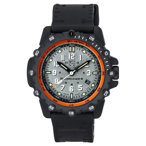 Relógio masculino Luminox Commando Frogman Diver Quartz XS.3301 200M