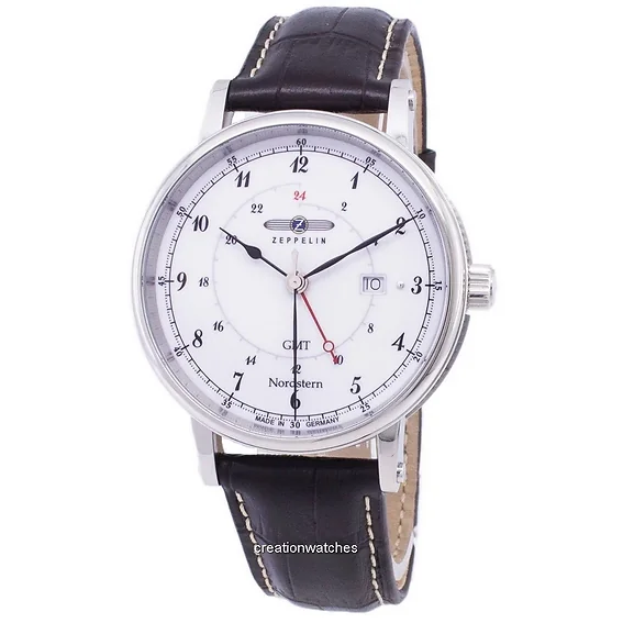 Zeppelin Serie Nordstern GMT Deutschland machte 75461 Herrenuhr 7546-1