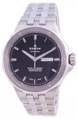 Relógio masculino Edox Delfin Dia Data Mergulhador Automático 880053MNIN 88005 3M NIN 200M