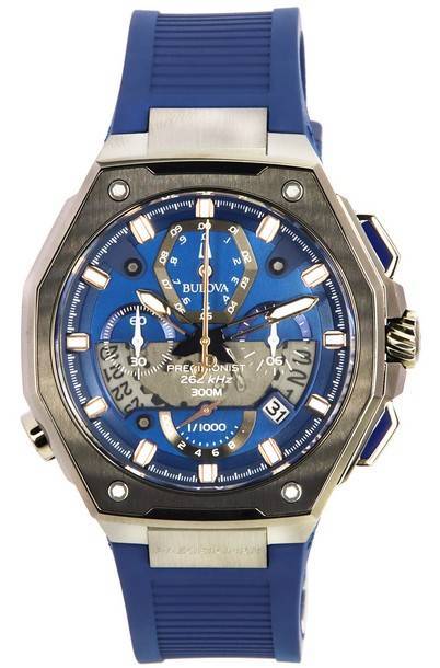 Bulova Precisionist X Special Edition Chronograph Quartz Diver\'s 98B357 300M Men\'s Watch