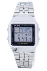 Relógio Casio Alarme Hora Mundial Digital A500WA-1DF Men