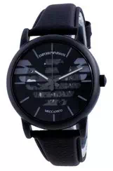 Emporio Armani Luigi Skeleton Leather Automatic AR60032 Men's Watch