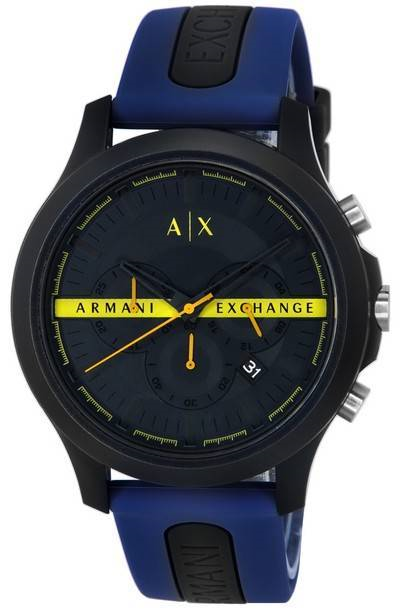 Armani Exchange Hampton Chronograph Navy Blue Dial Quartz AX2441 Men\'s Watch