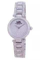 Relógio feminino Coach Park Quartz Diamond Destaques 14503430
