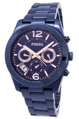 Fossil Perfect Boyfriend Multifunction Dual Time Quartz ES4093 Women\'s Watch
