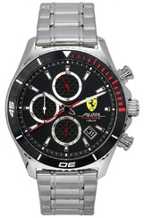 Scuderia Ferrari Pilota Evo Chronograph Black Dial Quartz 0830772 100M Men's Watch