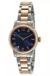 French Connection Blue Dial Two Tone Stainless Steel Quartz FCS1005SRGM Women's Watch