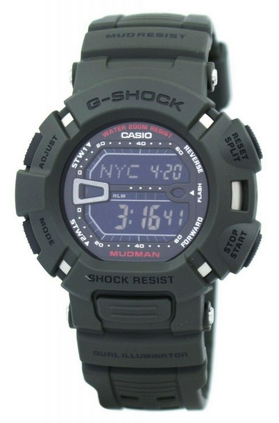 卡西歐G衝擊Mudman G-9000-3 G9000-3男士手錶