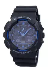 Casio G-Shock World Time Alarm GA-100-1A2 GA-100 Men\'s Watch