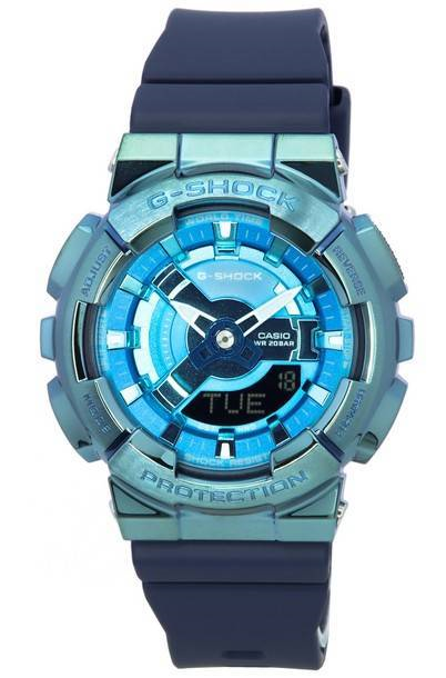 Casio G-Shock Blue Analog Digital Quartz GM-S110LB-2A GMS110LB-2 200M Women\'s Watch