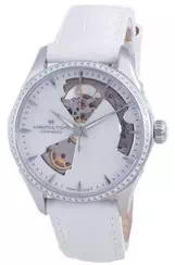 Hamilton Jazzmaster Open Heart Leather Automatic H32205890 Women's Watch