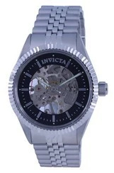 Invicta Specialty Skeleton Stainless Steel Black Dial Mechanical INV36437 Men's Watch