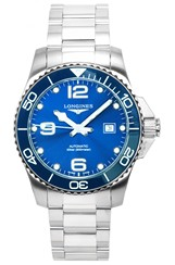 Reloj Longines HydroConquest Sunray Blue con Super-LumiNova Dial Automatic Diver's L3.782.4.96.6 300M para hombre