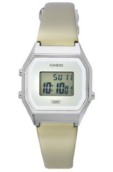 Casio Vintage Digital grau Zifferblatt Quarz LA680WEL-8 LA680WEL-8 Damenuhr