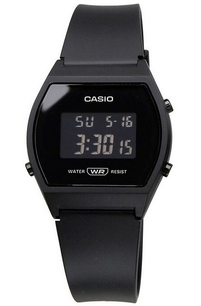 นาฬิกาข้อมือ Casio Youth Resin Digital LW-204-1B LW204-1 Women's Watch