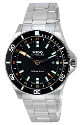 Mido Ocean Star GMT Black Dial Automatic Diver\'s M026.629.11.051.01 M0266291105101 200M Men\'s Watch