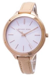 Relógio de Michael Kors Runway Rose Gold MK2284 das mulheres