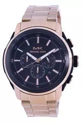 Relógio masculino Michael Kors Kyle com mostrador preto de quartzo MK8889