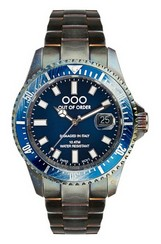 Out Of Order Blue Casanova Quartz OOO.001-18.BL.CR 100M Men's Watch