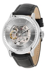 Maserati Epoca Silver Skeleton Dial Automatic R8821118005 100M Men's Watch