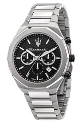 Relógio Maserati Stile Cronógrafo Mostrador Preto Quartzo R8873642004 100M Relógio Masculino