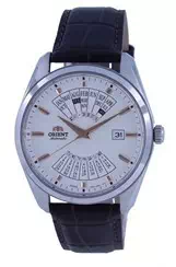 Orient Multi Year Calendar White Dial Leather Automatic RA-BA0005S10B Men's Watch