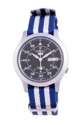 Seiko 5 Military SNK805K2-var-NATOS17 Automatic Nylon Strap Men's Watch