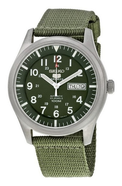 Reloj de hombre Seiko 5 Military Automatic Sports SNZG09 SNZG09K1 SNZG09K