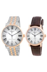 Tissot T- Classic Automatic นาฬิกาข้อมือสำหรับผู้ชายและผู้หญิง - T122.407.22.033.00-T122.207.36.033.00