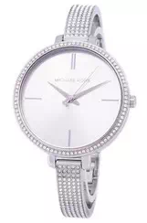 Relógio feminino reformado Michael Kors Jaryn Quartz Diamond com detalhes MK3783