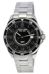Reloj Victorinox Fieldforce Classic GMT esfera negra cuarzo 241930 100M para hombre
