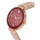 Anne Klein Diamond Accents Borgoña Dial Cuarzo 1362BYRG 100M Reloj para mujer