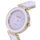 Anne Klein Ceramic White Dial Quartz 3844WTGB Women's Watch