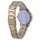 Westar Silver Dial Gold Tone Stainless Steel Quartz 40245 GPN 102 Women's Watch
