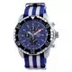 Relógio masculino Ratio Free Diver Chronograph Nylon Quartz Diver 48HA90-17-CHR-BLU-var-NATO2 200M