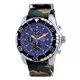 Relógio masculino Ratio Free Diver Cronógrafo Nylon Quartz Diver 48HA90-17-CHR-BLU-var-NATO5 200M