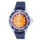 Edox SkyDiver Neptunian Diver's Orange dial อัตโนมัติ 801203NCAODN 1000M นาฬิกาผู้ชาย