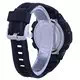 Westar analógico digital mostrador preto quartzo 85010 PTN 001 100M relógio masculino