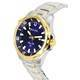 Bulova Marine Star Two Tone Bracelet Blue Dial Quartz 98B384 100M Men's Watch