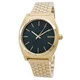 Nixon Time Teller Gold Tone Green Sunray A045-1919-00 Men's Watch