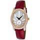 Adee Kaye Sunray Collection Crystal Accents Rose Tone Mother Of Pearl Dial Quartz AK2003-LRG Women's Watch